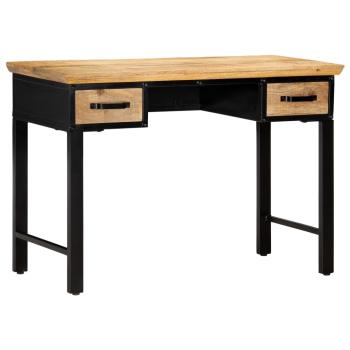 Schreibtisch 110 x 50 x 76 cm Mangoholz Massiv