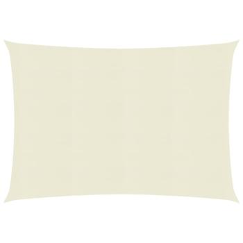 Sonnensegel 160 g/m² Creme 2x2,5 m HDPE