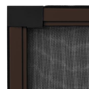 Ausziehbarer Insektenschutz für Fenster Braun (75-143)x50 cm