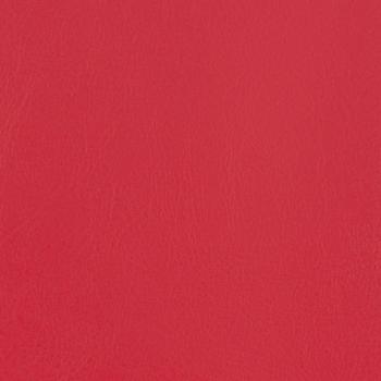 Clubsessel mit Fußhocker Rot Kunstleder