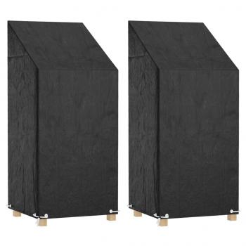 ARDEBO.de - Abdeckungen für Gartenstühle 2 Stk. 8 Ösen 65x65x110/150 cm