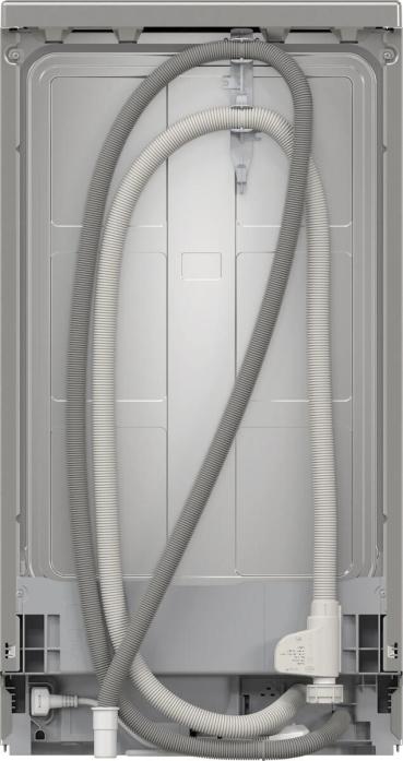 Bosch SPS6YMI14E Serie 6 Standgeschirrspüler, 45 cm breit, 10 Maßgedecke, Silence Plus, 3-fach Rackmatik, Silver Inox