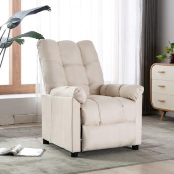 ARDEBO.de - Relaxsessel Creme Stoff