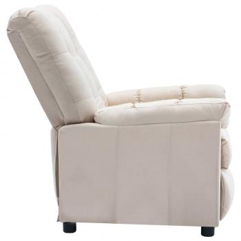 Relaxsessel Creme Stoff