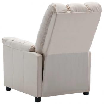 Relaxsessel Creme Stoff