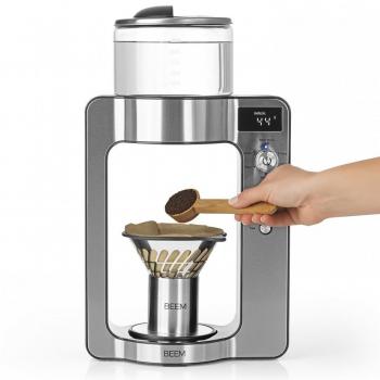 BEEM Pour Over Filter-Kaffeemaschine, mit Waage, Glas, 750ml, 1500W, edelstahl (03597)