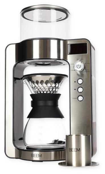 BEEM Pour Over Filter-Kaffeemaschine, mit Waage, Glas, 750ml, 1500W, edelstahl (03597)
