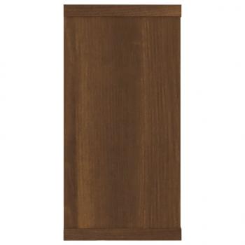 Wandregale 2 Stk. Braun Eichen-Optik 100x15x30 cm Holzwerkstoff