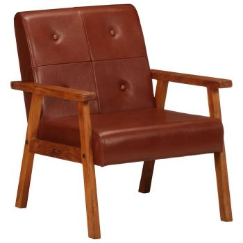 Sessel Braun Echtleder