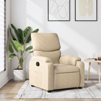 ARDEBO.de - Relaxsessel Creme Stoff