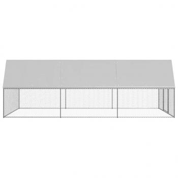 Outdoor-Hühnerkäfig 3x6x2 m Verzinkter Stahl