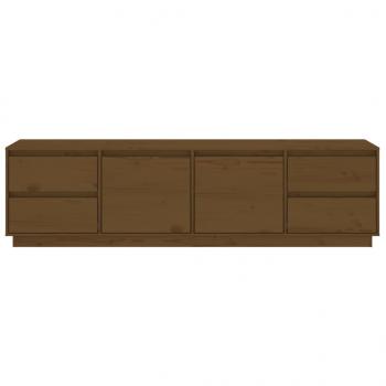 TV-Schrank Honigbraun 176x37x47,5 cm Massivholz Kiefer