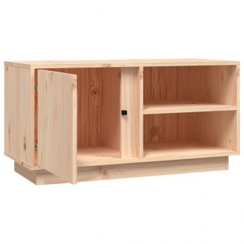 TV-Schrank 80x35x40,5 cm Massivholz Kiefer