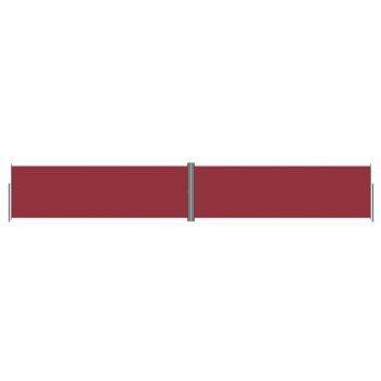 Seitenmarkise Ausziehbar Rot 160x1000 cm