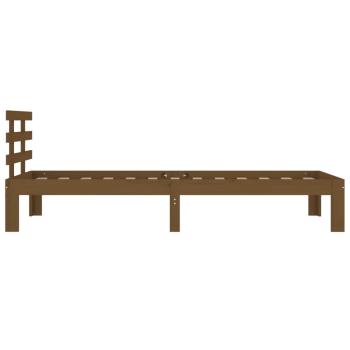 ARDEBO.de - Massivholzbett Honigbraun 100x200 cm