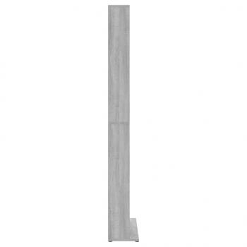 CD-Regal Grau Sonoma 102x23x177,5 cm Holzwerkstoff