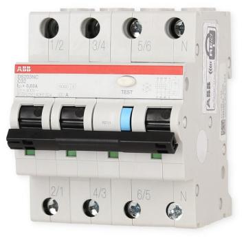 ABB DS203NCA-C32/0,03 Fehlerstrom-Leitungsschutzschalter, 4-Polig, 10kA, 32A, Typ A (2CSR256140R1324)