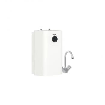 STIEBEL ELTRON SNU 5 Plus + WST-W Kleinspeicher im Set mit Temperier-Armatur, 5 Liter, Untertischmontage, weiß (204974)