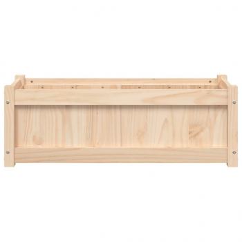 Pflanzkübel 2 Stk. Massivholz Kiefer