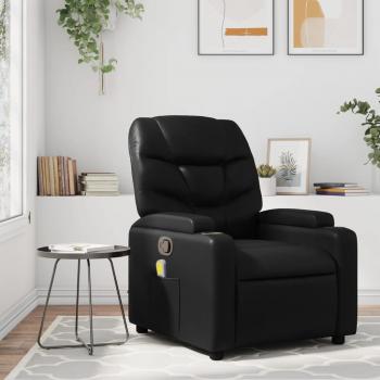 ARDEBO.de - Massagesessel Schwarz Kunstleder