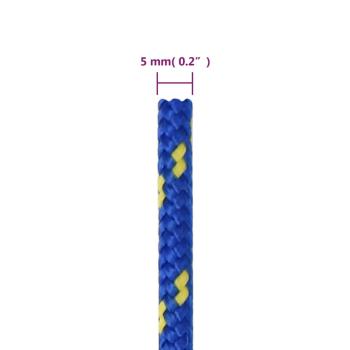 Bootsseil Blau 5 mm 250 m Polypropylen