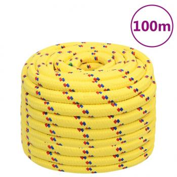 ARDEBO.de - Bootsseil Gelb 20 mm 100 m Polypropylen