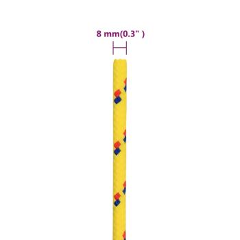 Bootsseil Gelb 8 mm 500 m Polypropylen