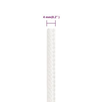 Bootsseil Weiß 4 mm 100 m Polypropylen