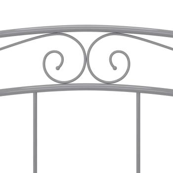 Bett Grau Metall 160x200 cm