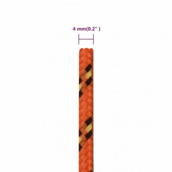 Bootsseil Orange 4 mm 500 m Polypropylen