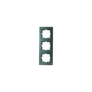 ARDEBO.de HHG 92511943 Novella Abdeckrahmen 3-fach, Anthrazit
