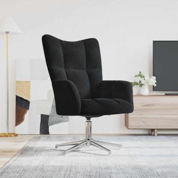 ARDEBO.de - Relaxsessel Schwarz Samt