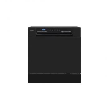 ARDEBO.de Exquisit GSP508-030D Tischgeschirrspüler, 55 cm breit, 8 Maßgedecke, 7 Programme, schwarz