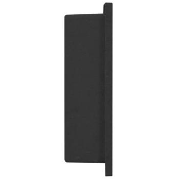 Duschnische Mattschwarz 41x36x10 cm