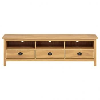 TV-Schrank Hill Honigbraun 158x40x47 cm Massivholz Kiefer