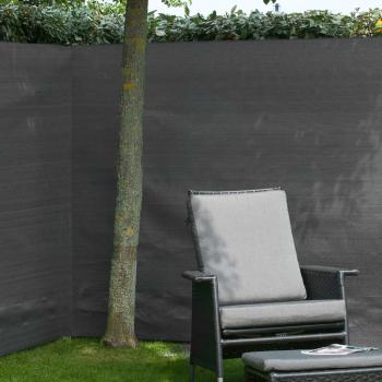 Nature Garten-Sichtschutz Zaunblende PE 1×3 m Anthrazit 
