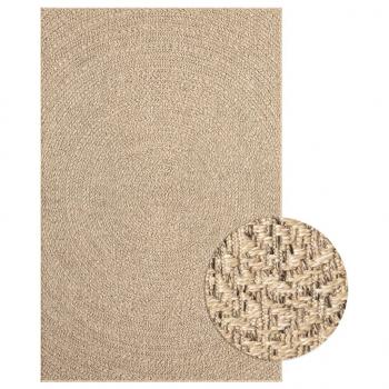 ARDEBO.de - Teppich ZIZUR 200x290 cm Jute-Optik Indoor und Outdoor