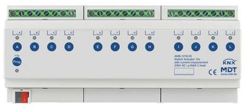 ARDEBO.de MDT AMS-1216.03 Schaltaktor 12-fach 16A