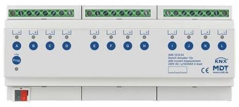 ARDEBO.de MDT AMI-1216.03 Schaltaktor 12-fach 16/20A