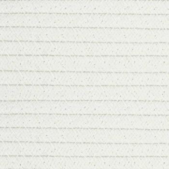Wäschekorb Beige und Weiß Ø60x36 cm Baumwolle
