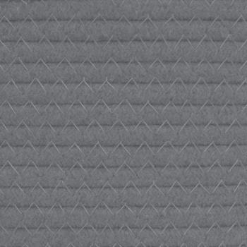 Wäschekorb Grau und Weiß Ø60x36 cm Baumwolle