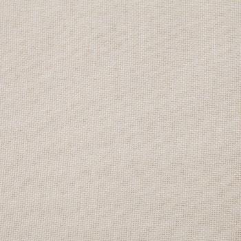 Bank mit Staufach 116 cm Creme Polyester