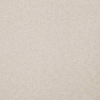 Bank mit Staufach 116 cm Creme Polyester