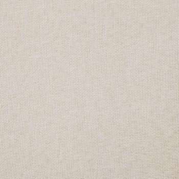 Bank mit Staufach 116 cm Creme Polyester