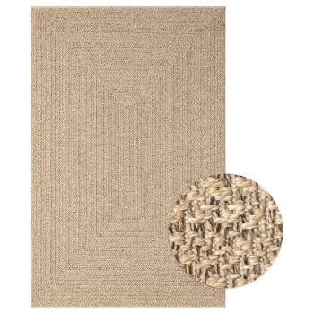 ARDEBO.de - Teppich ZIZUR 200x290 cm Jute-Optik Indoor und Outdoor