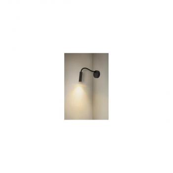 SLV KARPO GOOSE Wandaufbauleuchte, schwarz, 5,8W, 3000K, 40° (1006162)