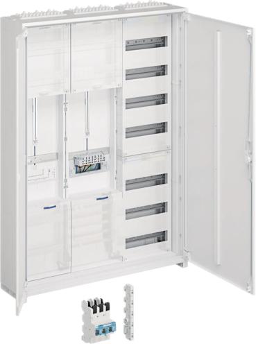 ARDEBO.de Hager ZB33WL16 Komplettschrank, universZ, 1ZP, SG, VT7, 1100x800x205mm, SKII, IP54, Ausführung Lux