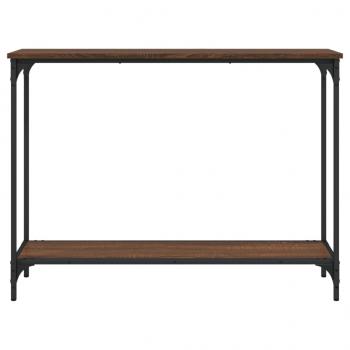 Konsolentisch Braun Eichen-Optik 101x30,5x75 cm Holzwerkstoff