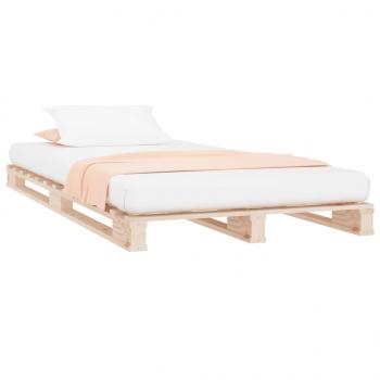 Palettenbett 90x200 cm Massivholz Kiefer
