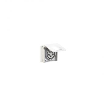 ARDEBO.de Bals 110711 Wandsteckdose, 16A, 5-polig, 6h, IP44 (110711)